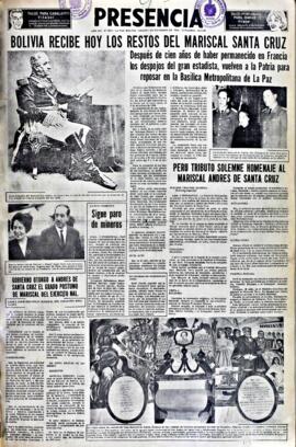 Presencia, edición del 4 de diciembre de 1965