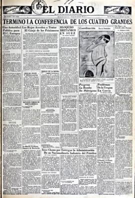El Diario, edición del 11 de diciembre de 1951