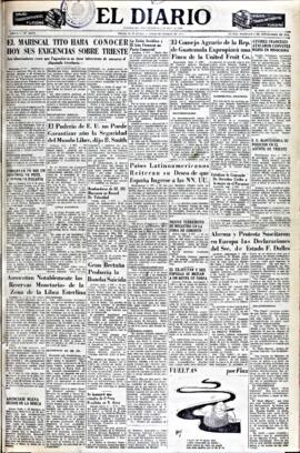 El Diario, edición del 6 de septiembre de 1953