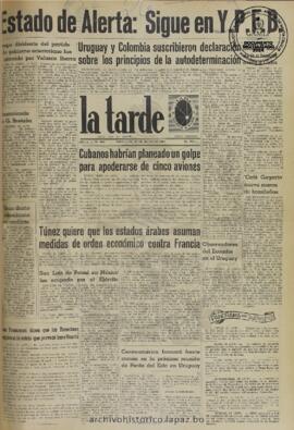 La Tarde, edición del 26 de julio de 1961
