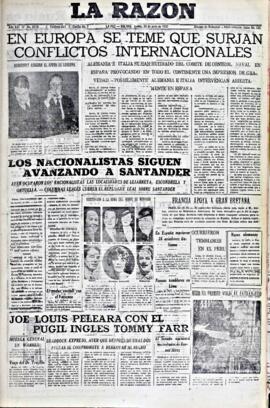 La Razón, edición del 24 de junio de 1937
