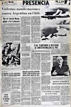 Presencia, edición del 10 de noviembre de 1965
