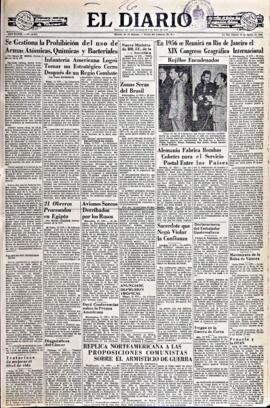 El Diario, edición del 16 de agosto de 1952