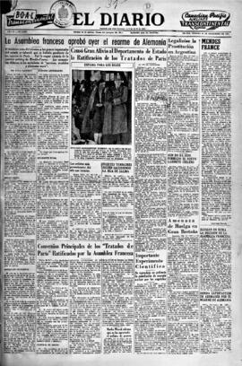 El Diario, edición del 31 de diciembre de 1954