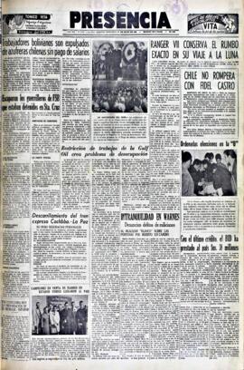 Presencia, edición del 29 de julio de 1964