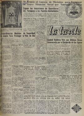 La Tarde, edición del 8 de junio de 1960