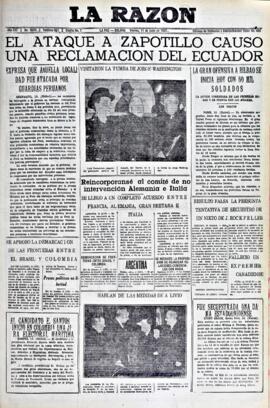 La Razón, edición del 11 de junio de 1937