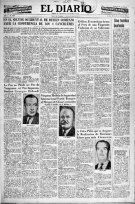 El Diario, edición del 26 de enero de 1954