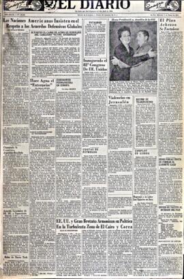 El Diario, edición del 9 de enero de 1952
