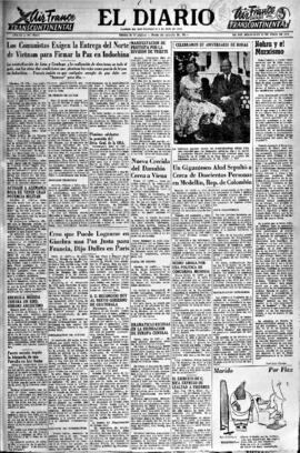 El Diario, edición del 14 de julio de 1954