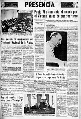 Presencia, edición del 20 de septiembre de 1966