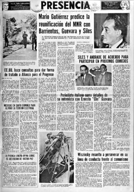 Presencia, edición del 6 de mayo de 1966