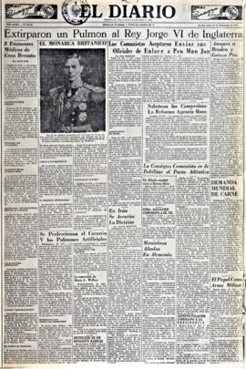 El Diario, edición del 24 de septiembre de 1951