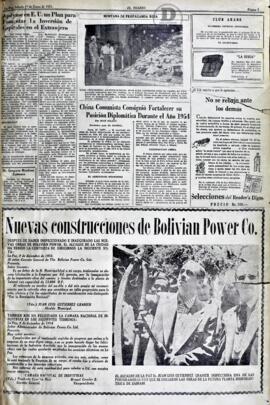 El Diario, edición del 1 de enero de 1955