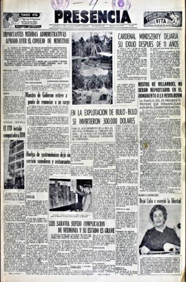 Presencia, edición del 4 de julio de 1964