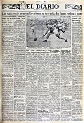 El Diario, edición del 3 de diciembre de 1951