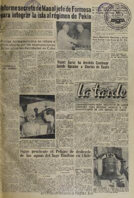 La Tarde, edición del 2 de julio de 1960