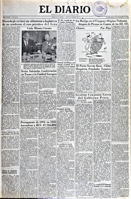 El Diario, edición del 22 de septiembre de 1952