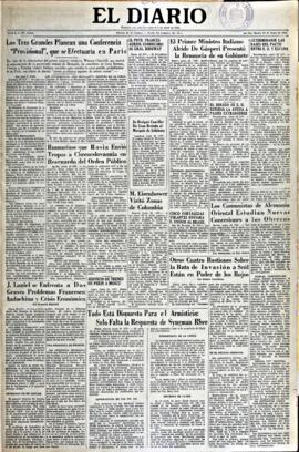 El Diario, edición del 30 de junio de 1953