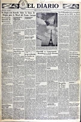 El Diario, edición del 2 de noviembre de 1951