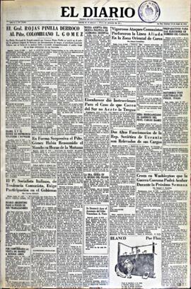 El Diario, edición del 14 de junio de 1953
