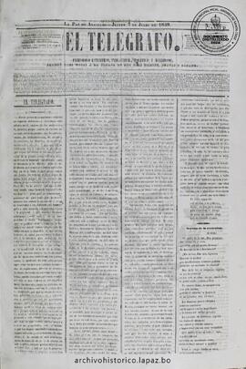 El Telegrafo, edición del 7 de julio de 1859