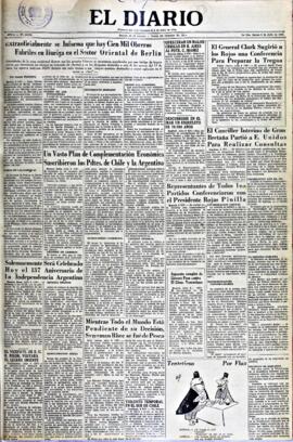 El Diario, edición del 9 de julio de 1953
