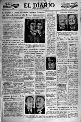 El Diario, edición del 12 de diciembre de 1954