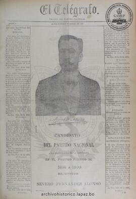 El Telegrafo, edición del 8 de agosto de 1895