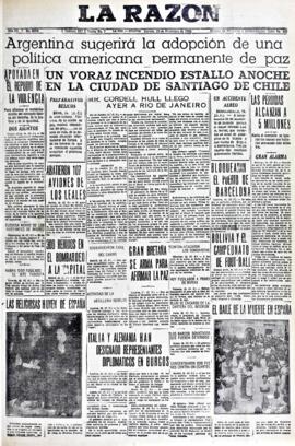 La Razón, edición del 20 de noviembre de 1936