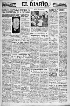 El Diario, edición del 27 de enero de 1954