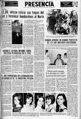 Presencia, edición del 23 de septiembre de 1966