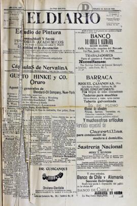 El Diario, edición del 8 de julio de 1905
