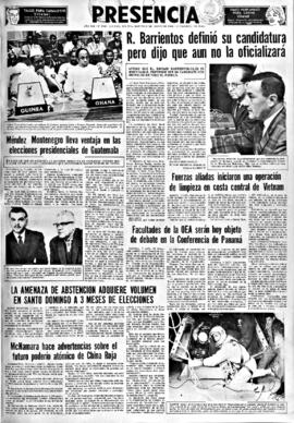 Presencia, edición del 8 de marzo de 1966