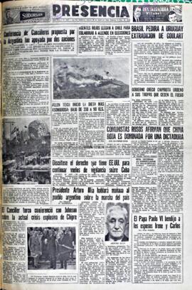 Presencia, edición del 30 de abril de 1964