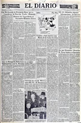 El Diario, edición del 24 de septiembre de 1952