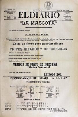 El Diario, edición del 3 de abril de 1906