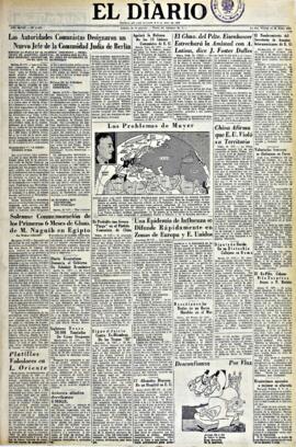 El Diario, edición del 23 de enero de 1953