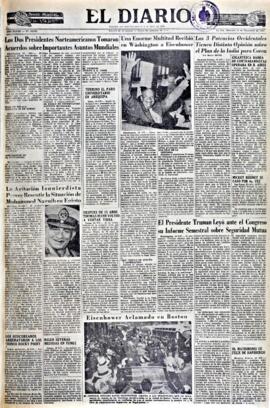 El Diario, edición del 19 de noviembre de 1952