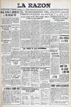La Razón, edición del 24 de diciembre de 1937