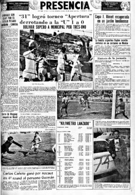 Presencia, edición del 28 de marzo de 1966