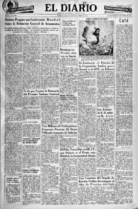 El Diario, edición del 29 de enero de 1954
