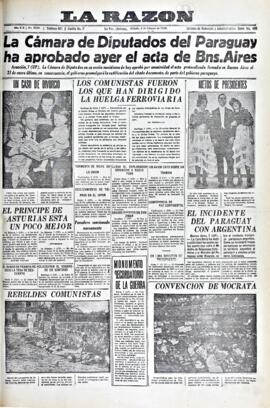 La Razón, edición del 8 de febrero de 1936