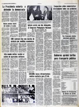 PAZ ESTENSSORO PLANTEA ELECCIONES GENERALES. (1979, 04 de diciembre). Presencia [La Paz, Bolivia], p. 8.