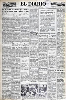 El Diario, edición del 17 de diciembre de 1953