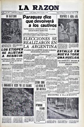 La Razón, edición del 3 de marzo de 1936