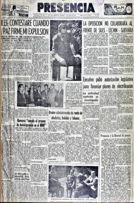Presencia, edición del 6 de junio de 1964
