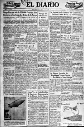 El Diario, edición del 26 de agosto de 1954