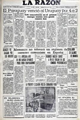 La Razón, edición del 3 de enero de 1937