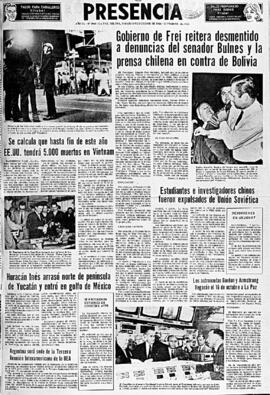 Presencia, edición del 8 de octubre de 1966